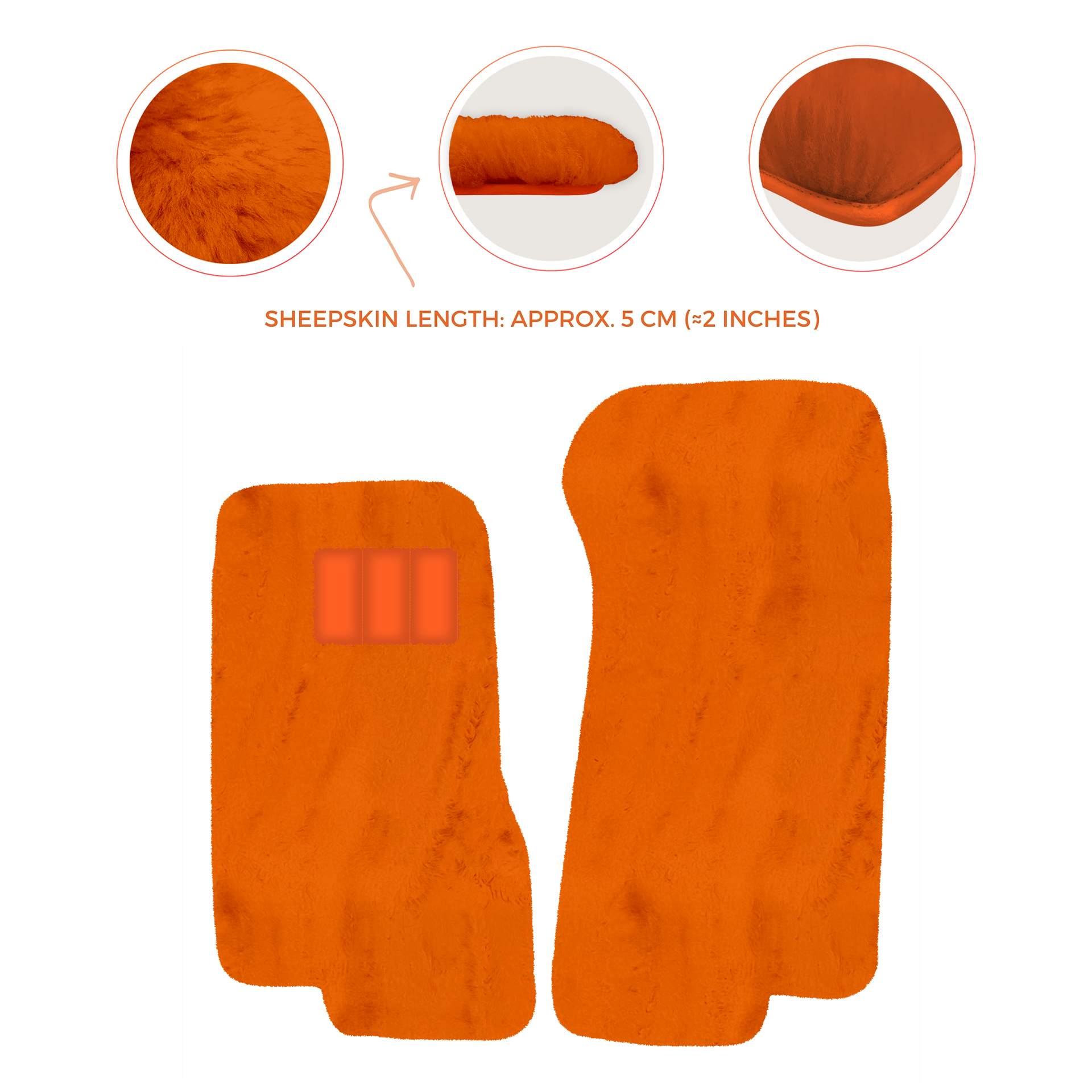 Premium Sheepskin Floor Mats for Aston Martin DB7 Volante (1996-2003)