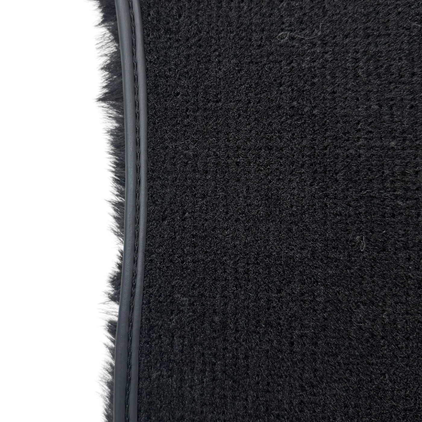 Black Sheepskin Floor Mats for Mercedes Benz GLS-Class X167 Maybach (2020-2023)