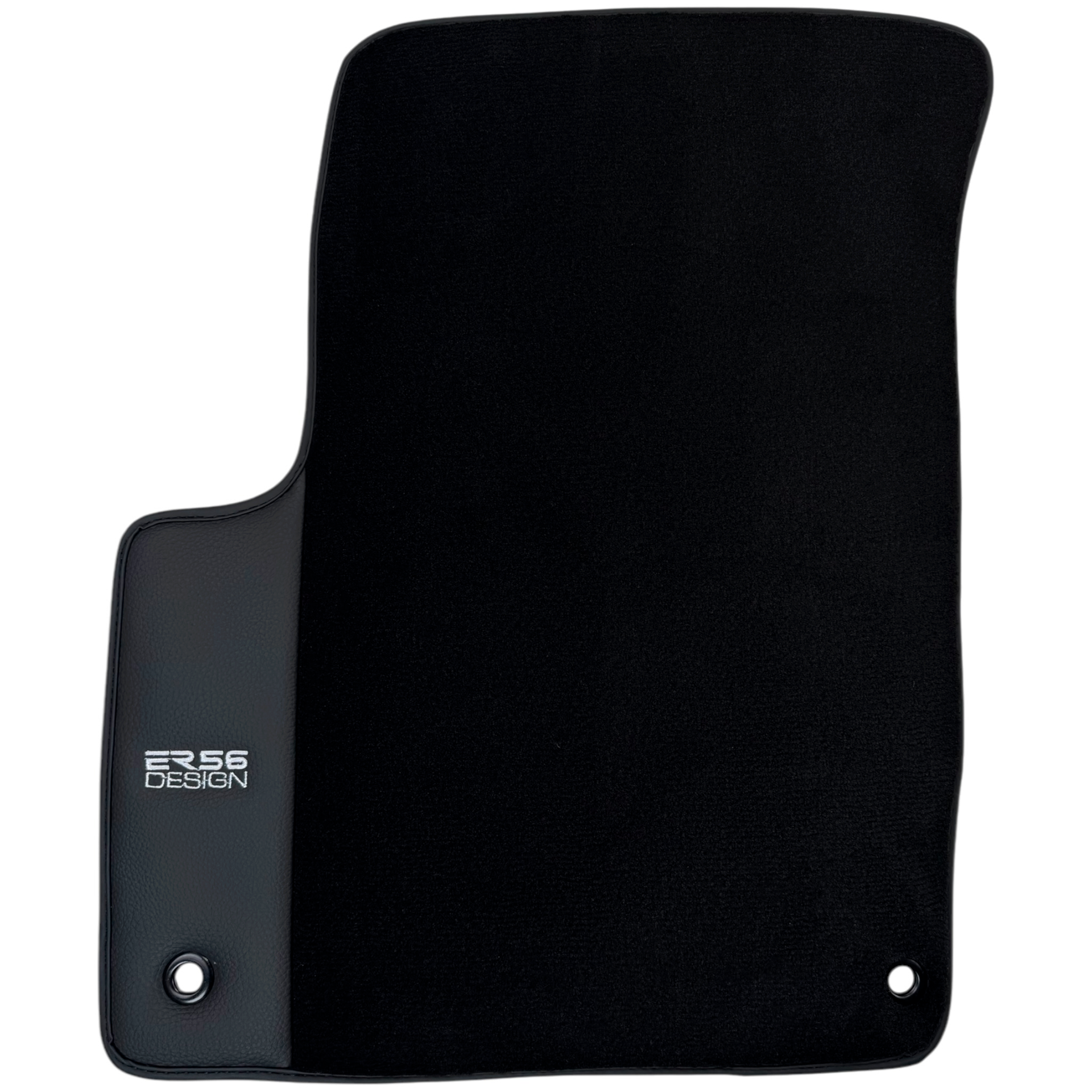 ER56 Design Black Floor Mats for Chevrolet Matiz Hatchback (1998-2004) with Leather