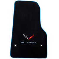 Black Floor Mats for Chevrolet Corvette C8 (2020-2024)