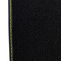 Black Leather Floor Mats for Lamborghini Aventador | Autowin