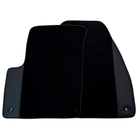 Black Floor Mats for Chrysler Voyager/Grand Voyager (1988-2020) with Leather | AutoWin