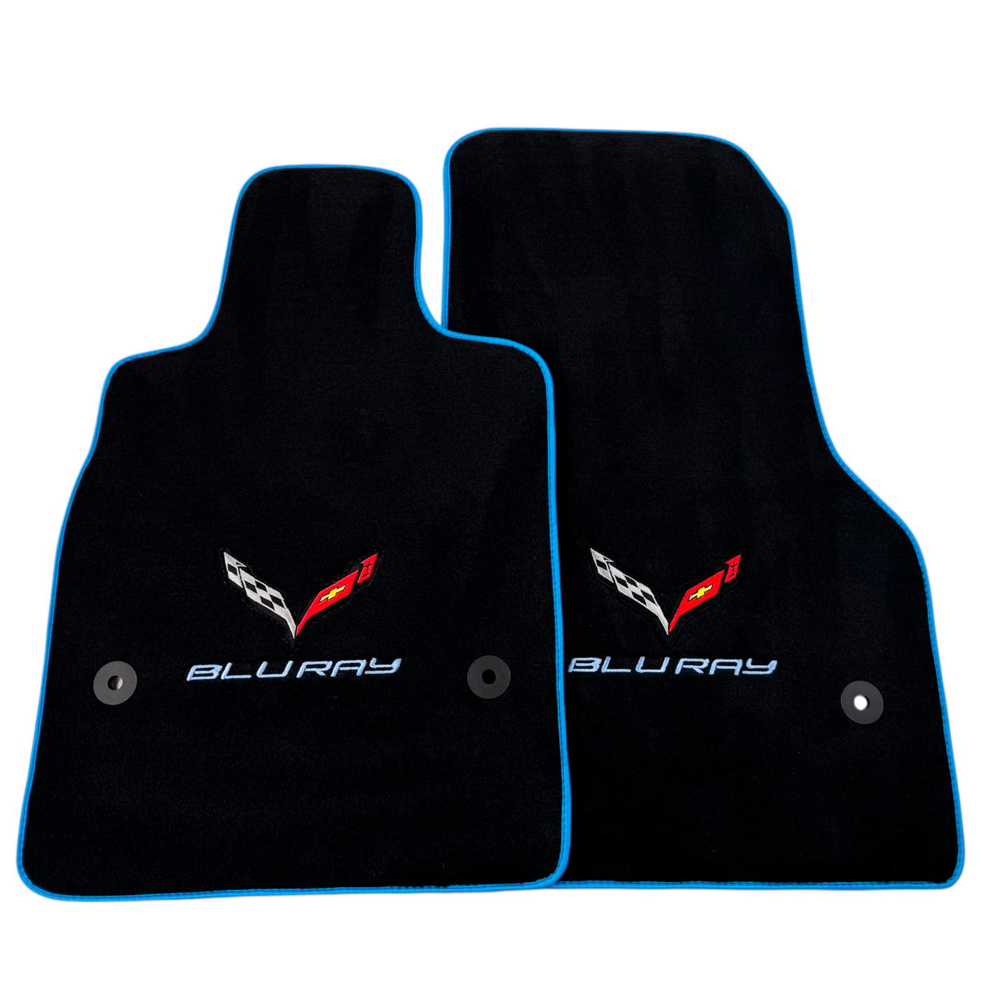 Black Floor Mats for Chevrolet Corvette C8 (2020-2024)