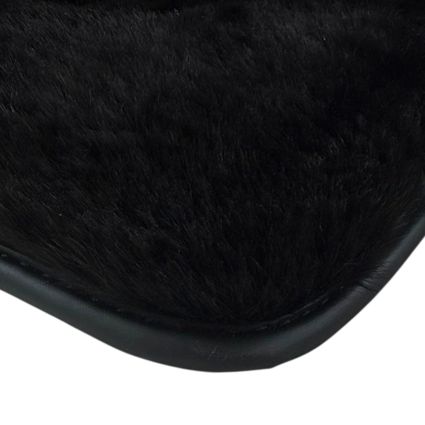 Black Sheepskin Floor Mats for Mercedes Benz GLS-Class X167 Maybach (2020-2023)