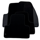Black Floor Mats for Jeep Avenger (2023-2024) Electric with Leather | AutoWin
