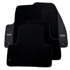 ER56 Design Black Floor Mats for Lincoln Continental (1939-1948) Sedan with Leather