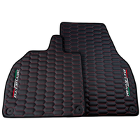Carbon Fiber Black Floor Mats for Lamborghini Revuelto 2024-2025