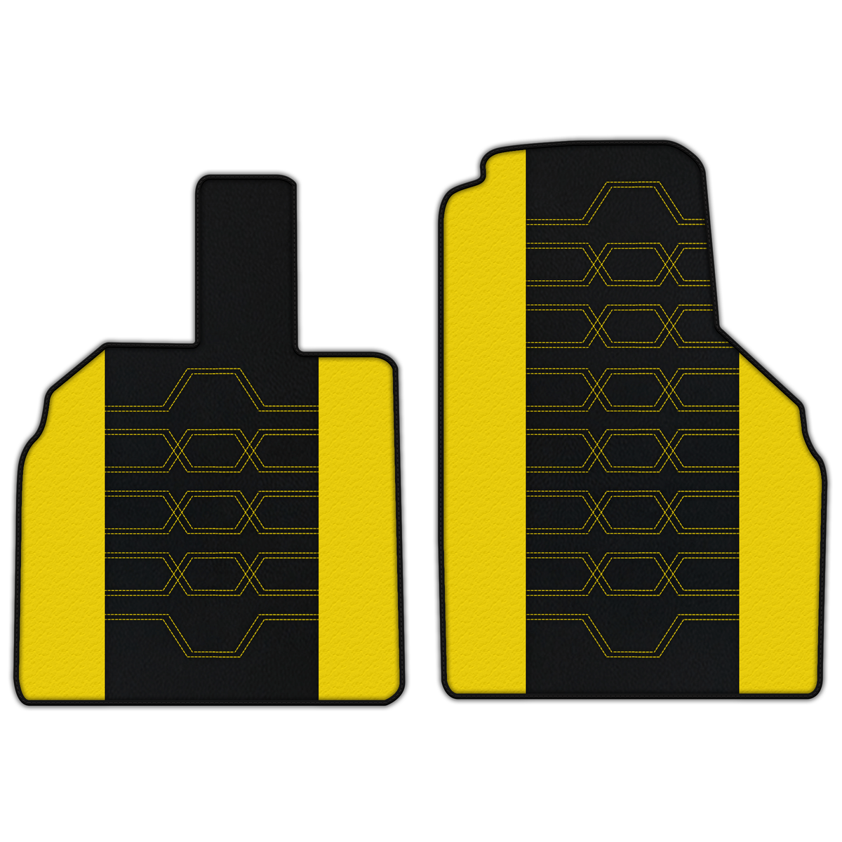 Customizable Leather Floor Mats for Lamborghini Aventador (2012