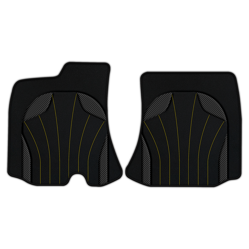Customizable Leather Floor Mats with AW38 Pattern for Ferrari Roma (2021-2024)