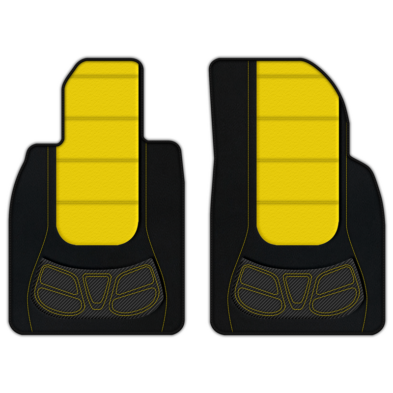 Customizable Leather Floor Mats with AW42 Pattern for Porsche 911 GT3 (996) 1999–2005