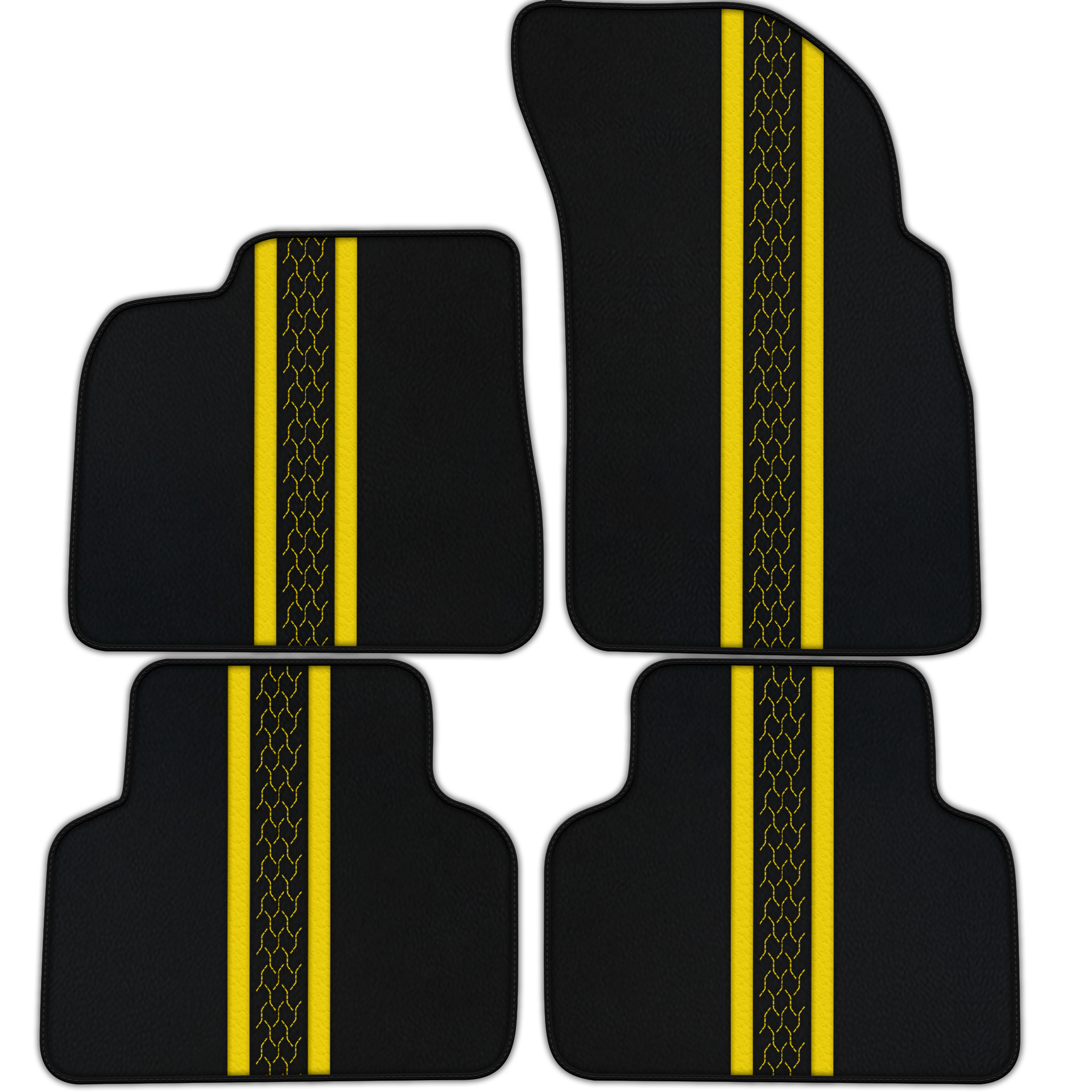 Customizable Leather Floor Mats for Lamborghini Urus | AH01 Pattern