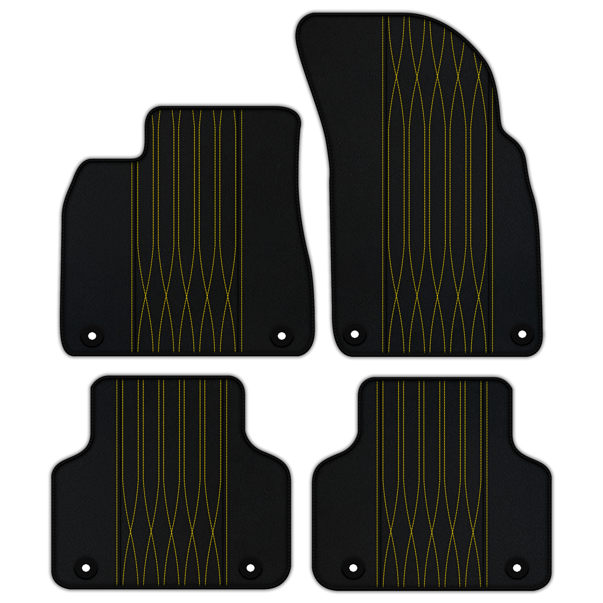 Customizable Leather Floor Mats for Bentley Bentayga 2015-2023