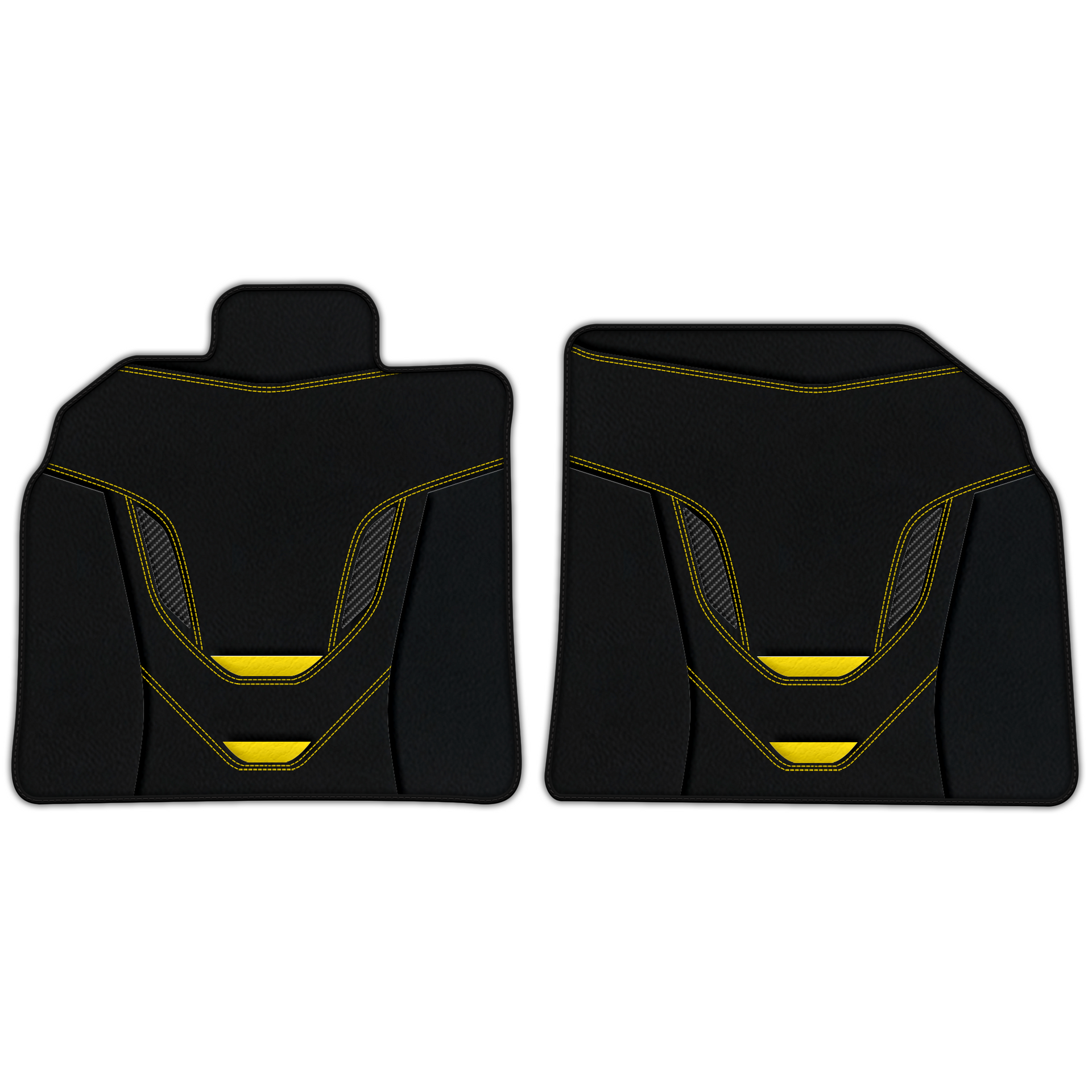 Custom Leather Floor Mats for Lamborghini Aventador SV (2012-2022)