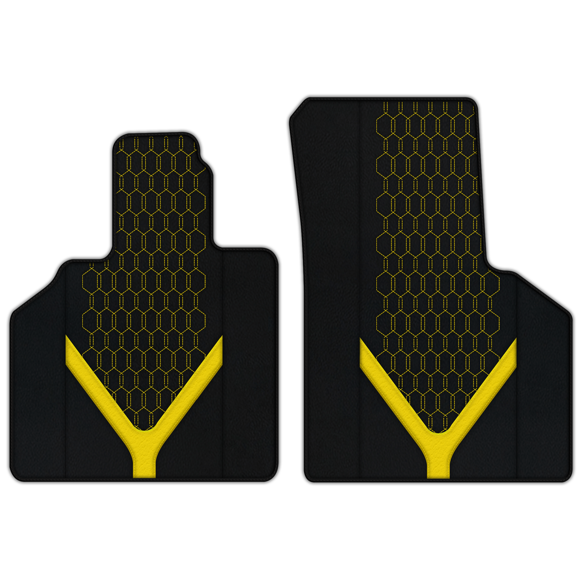 Customizable Leather Floor Mats with AW26 Pattern for Gallardo