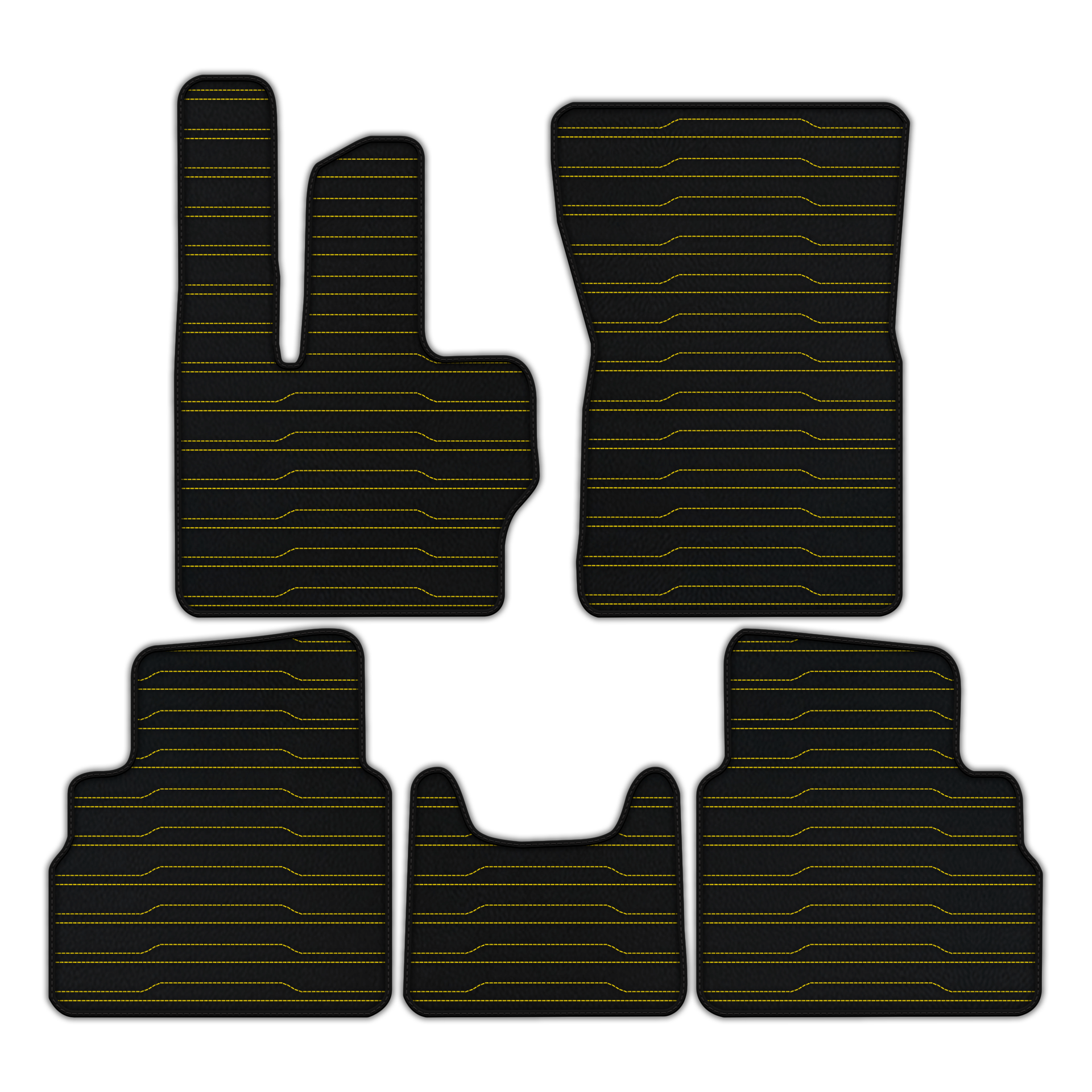 Customizable Leather Floor Mats with A1 Pattern for Mercedes Benz G-Class W463 (2018-2023) - AutoWin