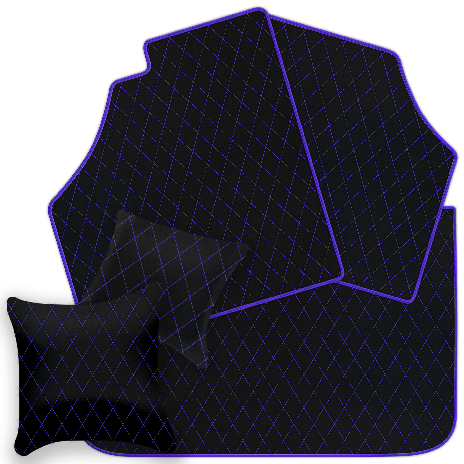 Customizable Leather Floor Mats A1 Edition for Ferrari Enzo (2002-2004) - AutoWin