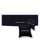 Luxury Black Leather Floor Mats for Ferrari Roma (2021-2024)