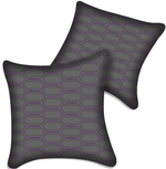 Customizable Gray Leather Pillows Set of 2 for All Vehicles