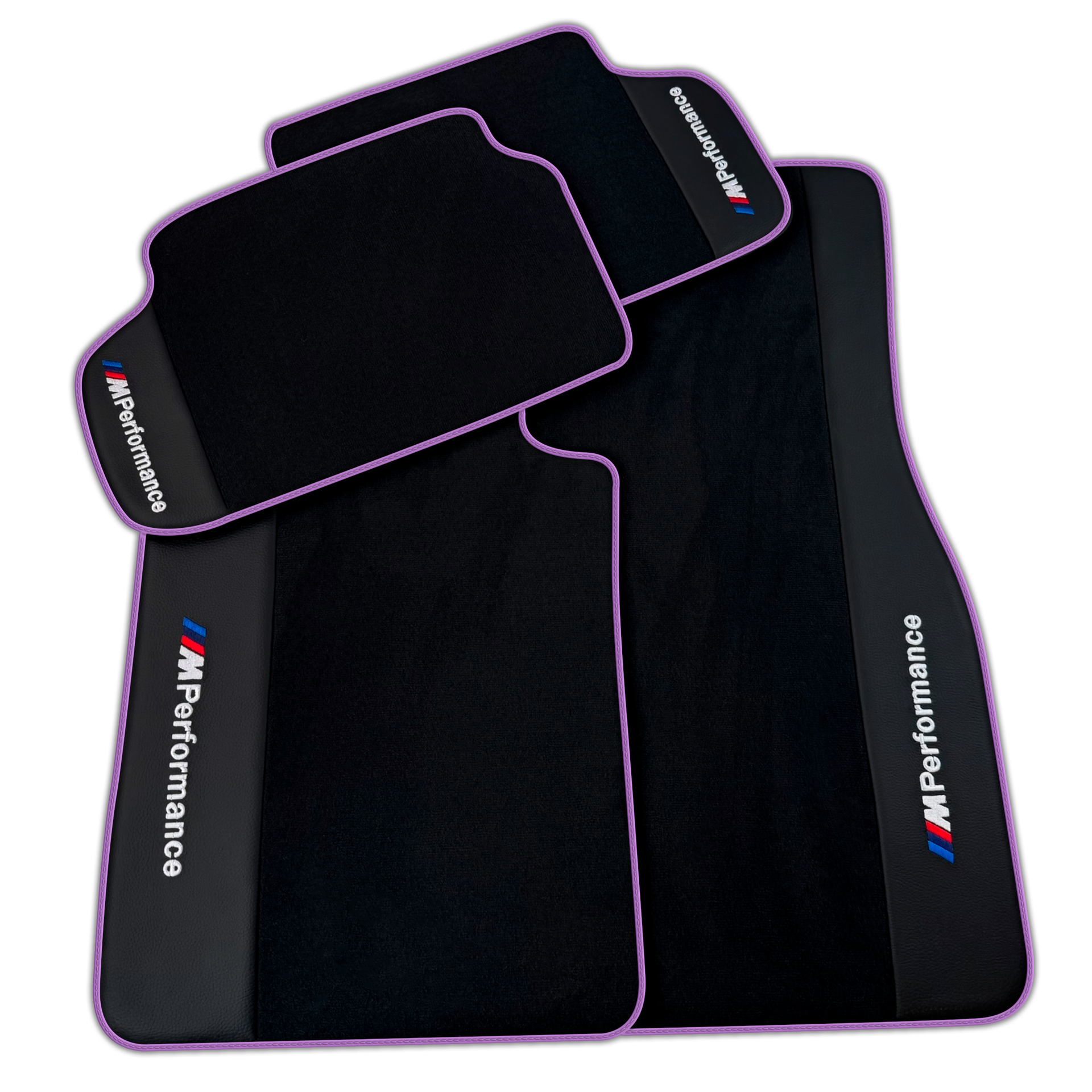 BMW 5 Series G30 Black Mats with Premium Leather & M Performance