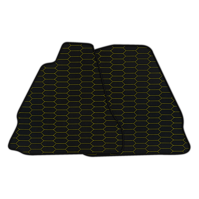 Customizable Leather Floor Mats with Raptor Hex Pattern for Aston Martin V12 Vanquish (2012-2018) 2-door Coupe