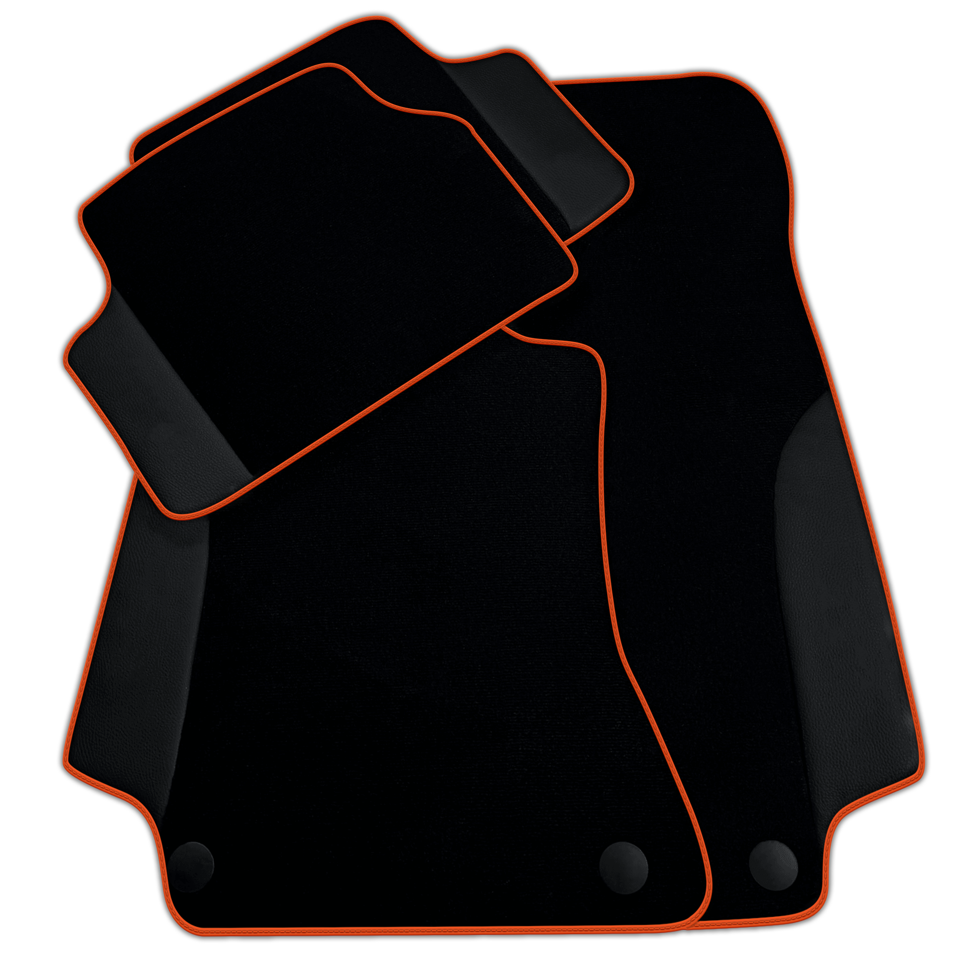 Customizable Black Floor Mats For Mercedes Benz C-Class W202 Sedan (1993-2000)