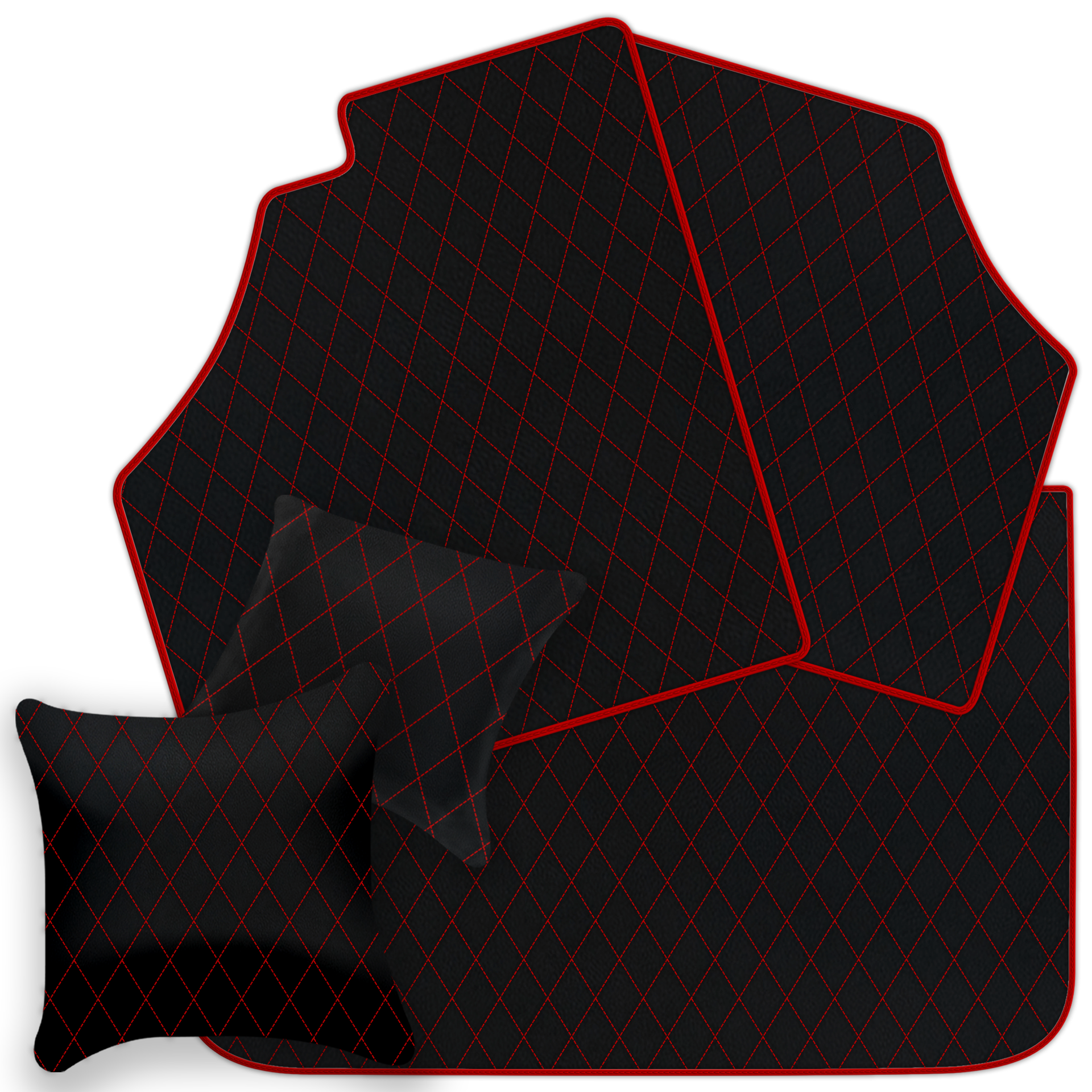 Customizable Leather Floor Mats A1 Edition for Ferrari Enzo (2002-2004) - AutoWin