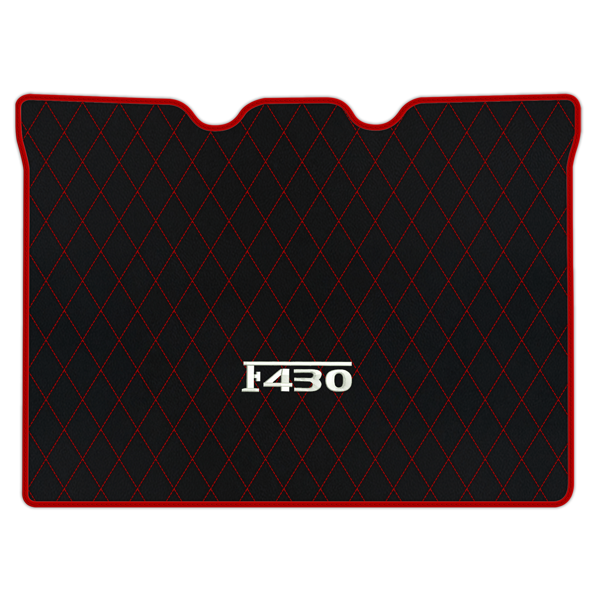 Luxury Black Leather Floor Mats for Ferrari F355 (1994-1999)
