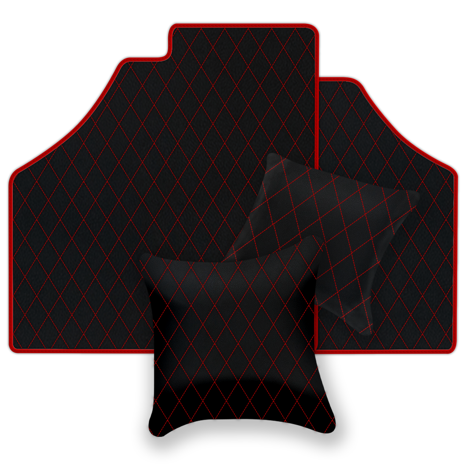 Customizable Leather Floor Mats A1 Edition for Ferrari Enzo (2002-2004) - AutoWin