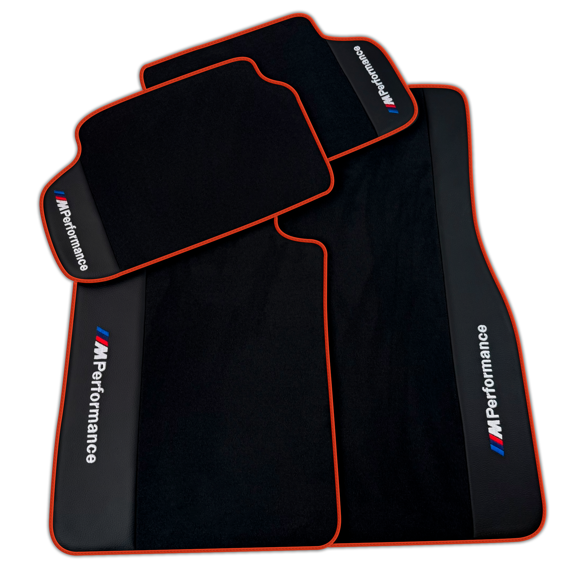 BMW 5 Series G30 Black Mats with Premium Leather & M Performance