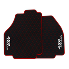 Premium Black Leather Floor Mats for Ferrari 458 Spider (2012-2015)