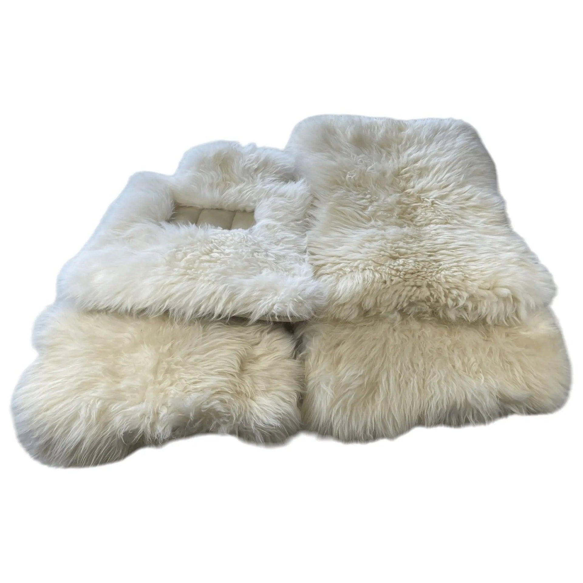 Various Colors of Sheepskin Floor Mats Tailored for the Chrysler Pacifica (2004-2008) - AutoWin