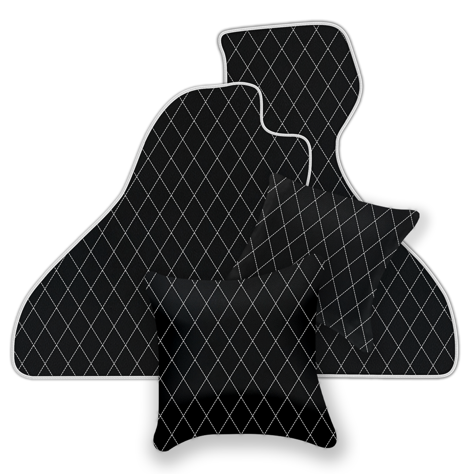 Floor Mats For Ferrari Mondial Convertible 1983-1993 Autowin Brand Italian Edition - AutoWin