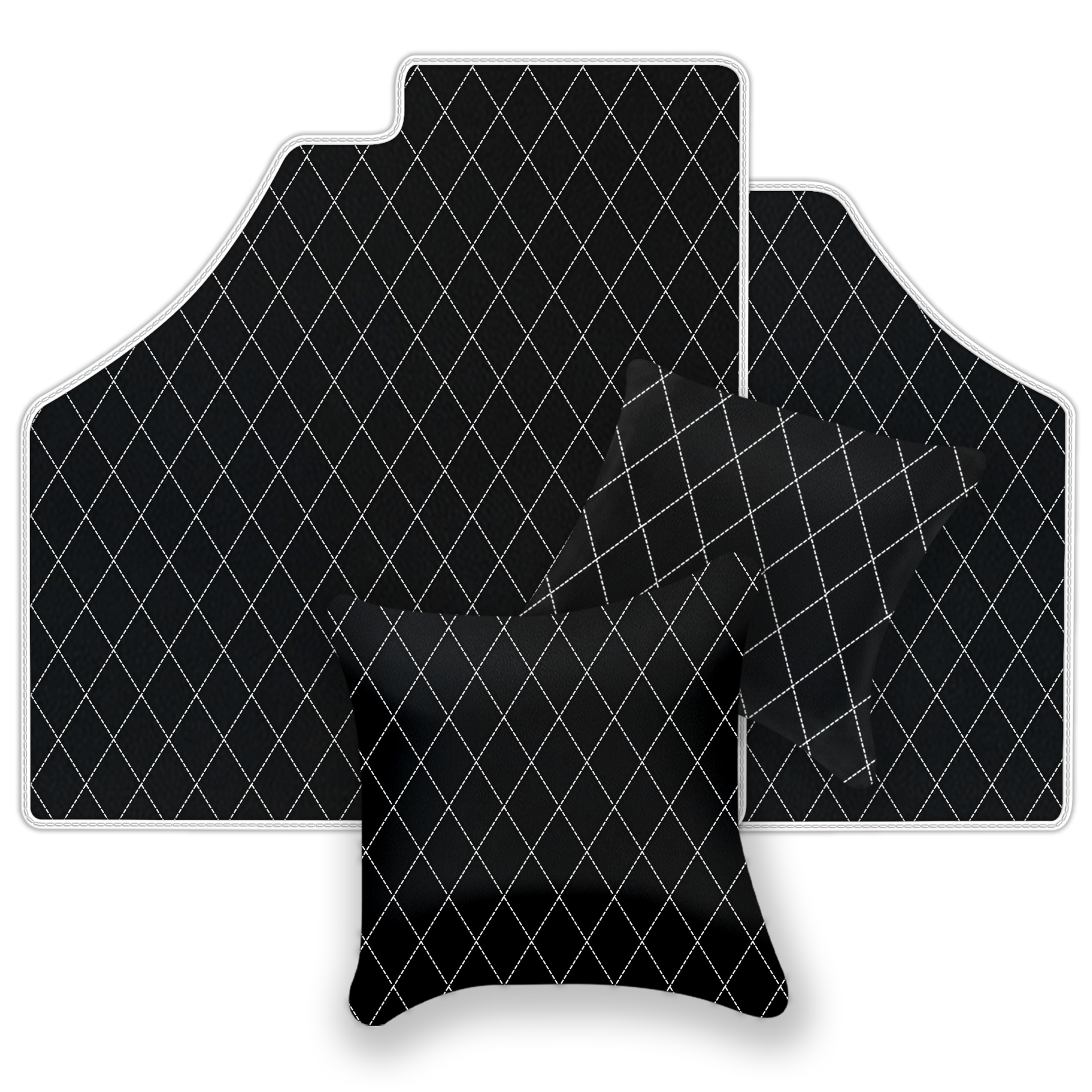 Customizable Leather Floor Mats A1 Edition for Ferrari Enzo (2002-2004) - AutoWin