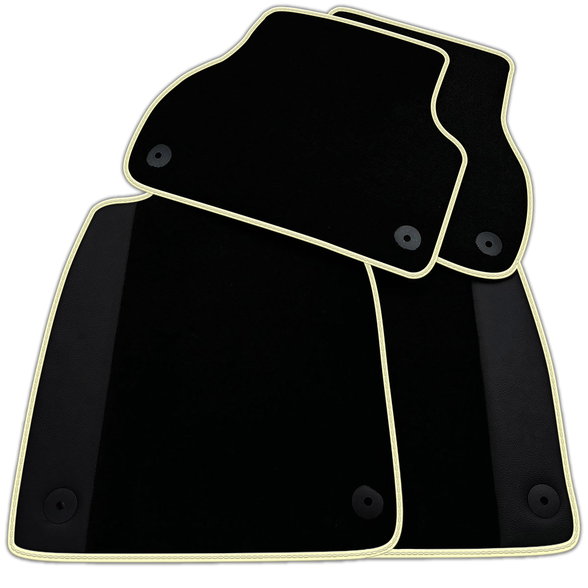 Customizable Black Floor Mats for Audi Q5 FY Hybrid (2017-2023)