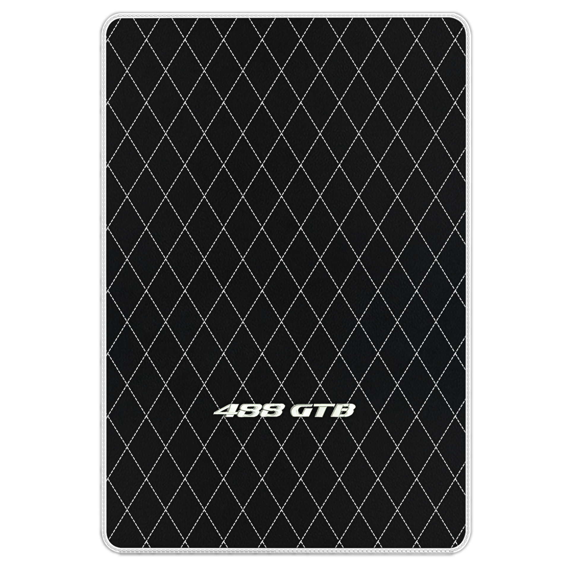 Premium Black Leather Floor Mats for Ferrari 458 Italia (2009-2015)