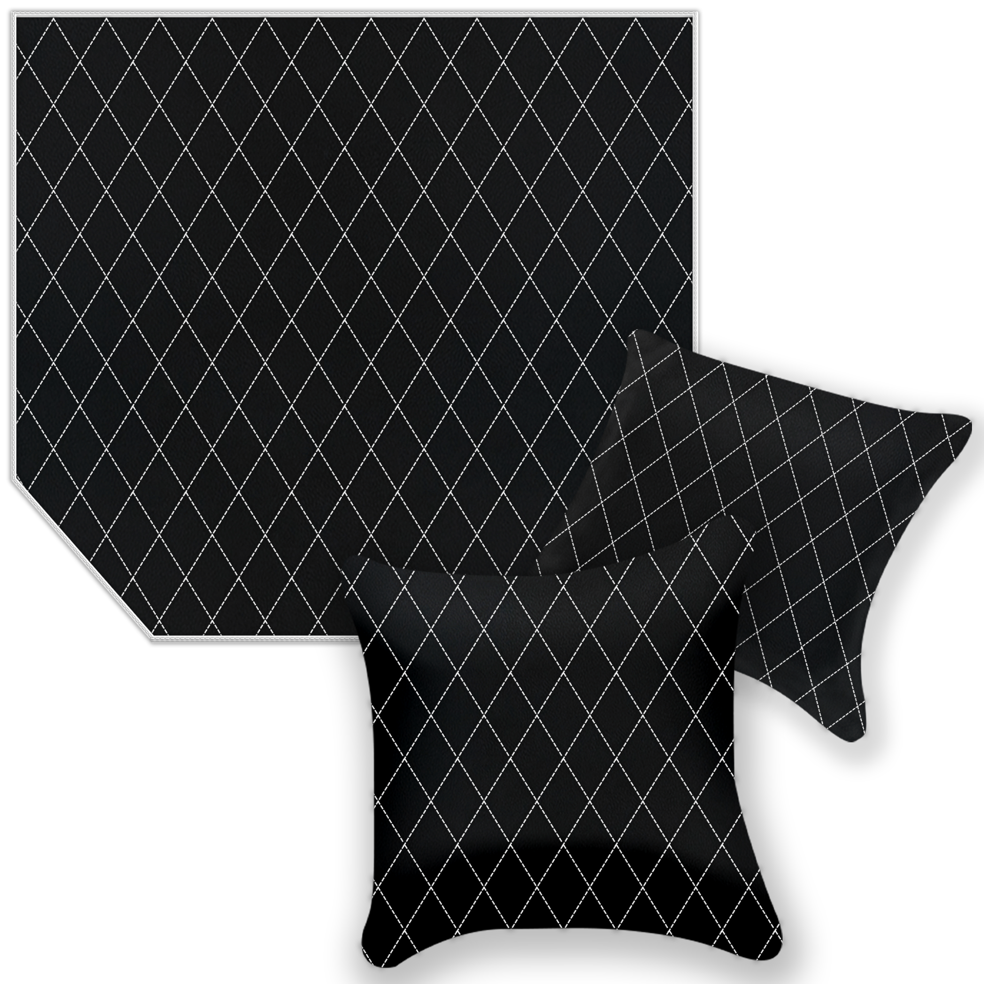 Beige Floor Mats For Ferrari 360 Modena 1999-2005 With Alcantara Leather - AutoWin