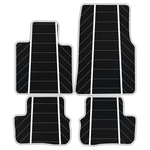 Luxury Black Leather Floor Mats for Rolls Royce Dawn 2016-2023