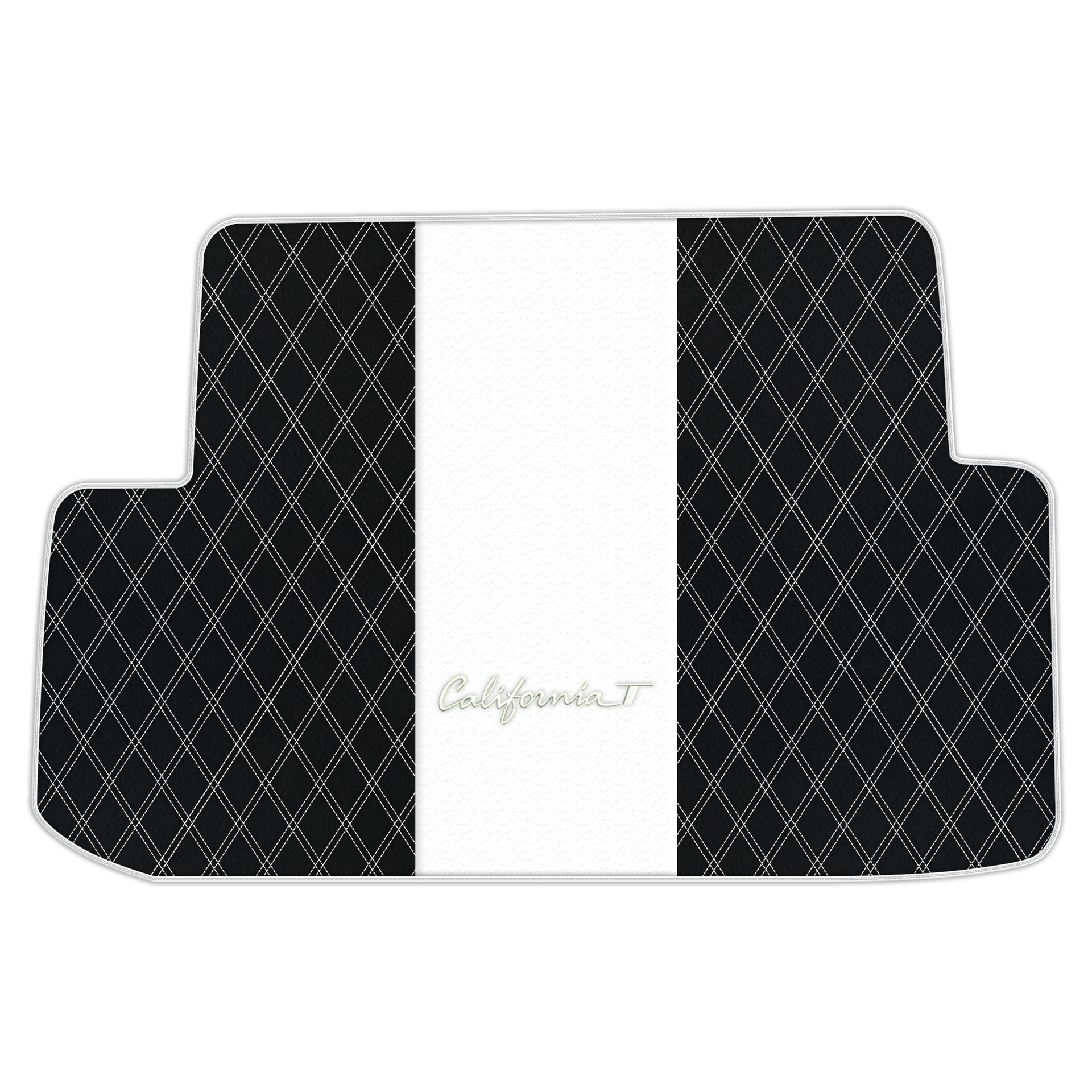 Anpassbare symmetrische Fußmatten mit Sechseckmuster für den Ferrari California T 2015–2018 - AutoWin