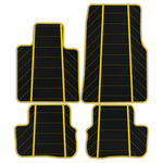 Luxury Black Leather Floor Mats for Rolls Royce Dawn 2016-2023