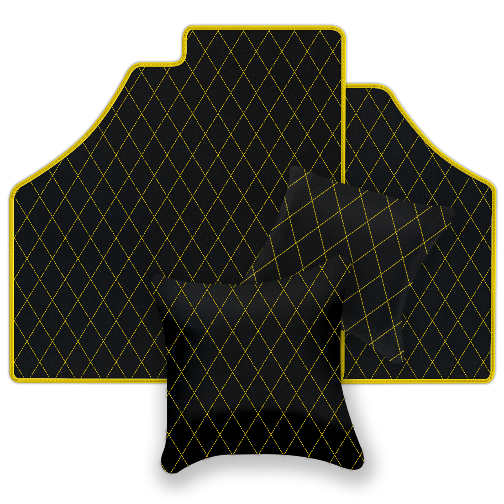 Customizable Leather Floor Mats A1 Edition for Ferrari Enzo (2002-2004) - AutoWin