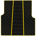 Luxury Black Leather Floor Mats for Rolls Royce Dawn 2016-2023