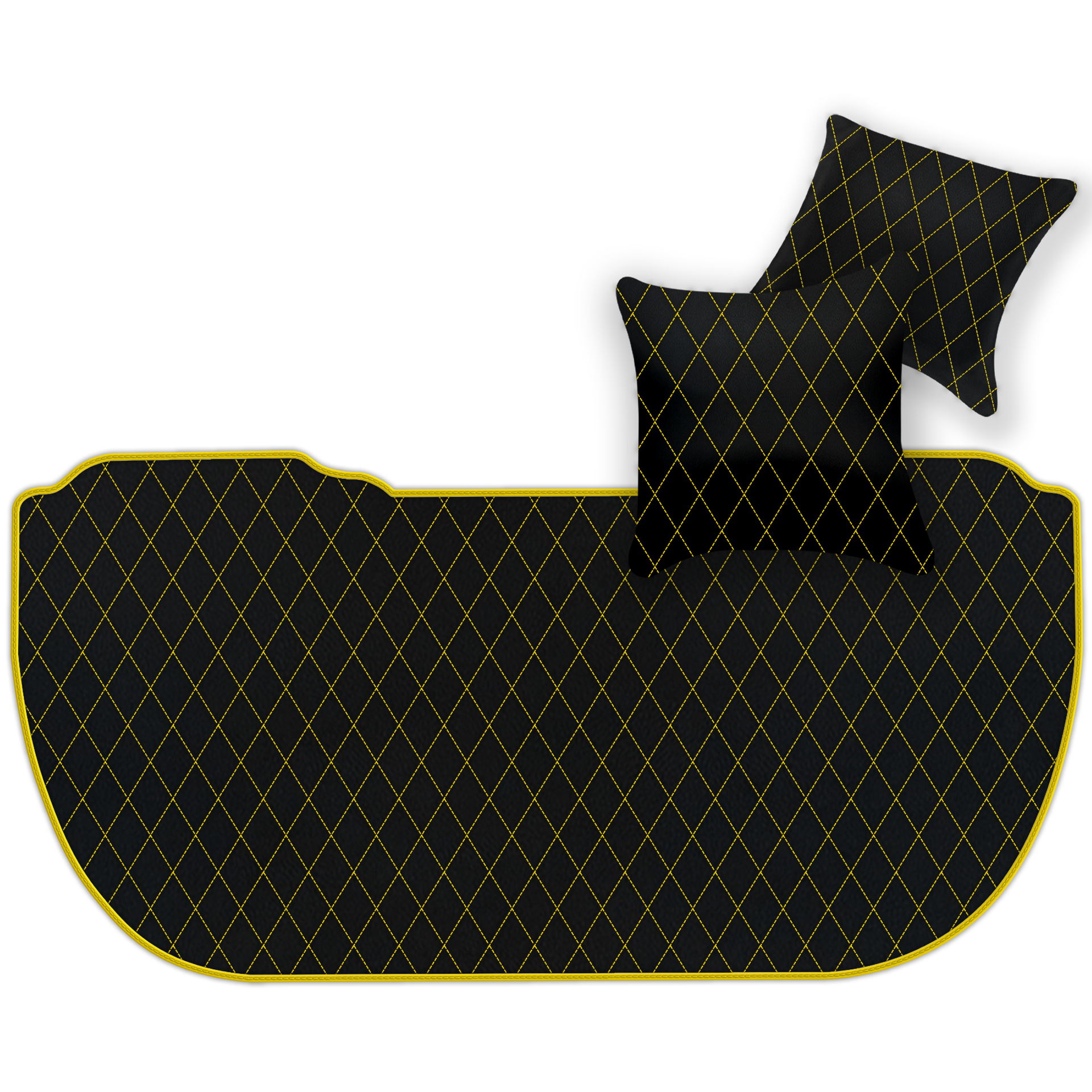 Black Leather Floor Mats for Bentley Mulsanne (2010-2020) | AW1 Design