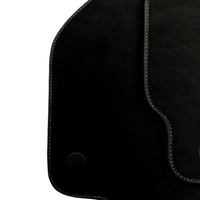 Alcantara Black Floor Mats For Ferrari 488 Pista Spider (2019-2021) - AutoWin