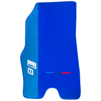 Blue Floor Mats for BMW i8 Series L12 L15 with M Package with Alcantara