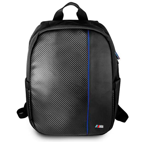 BMW 15.6" Laptop Backpack: Sleek Carbon Fiber Design Style Bag