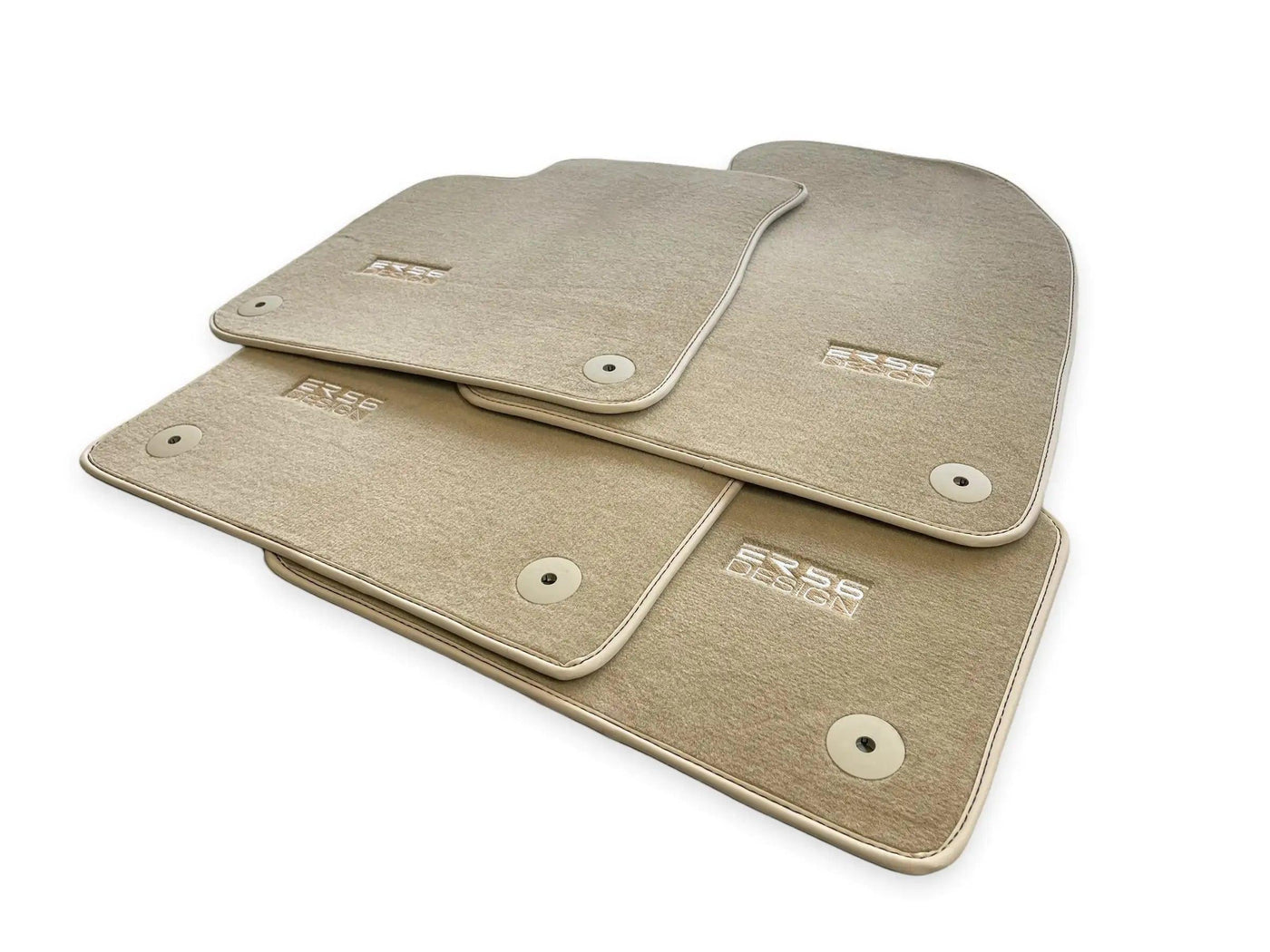 Beige Floor Mats for Audi A3 - 5-door Sportback (2021 - 2024) | ER56 Design - AutoWin