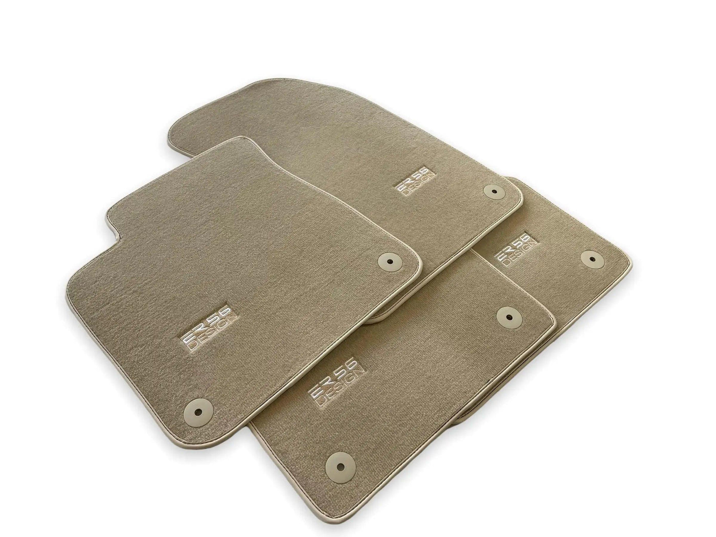 Beige Floor Mats for Audi A6 - C5 Avant (1997-2002) | ER56 Design - AutoWin