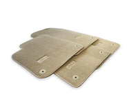 Beige Floor Mats for Audi A6 - C6 Sedan Long (2004-2008) | ER56 Design - AutoWin