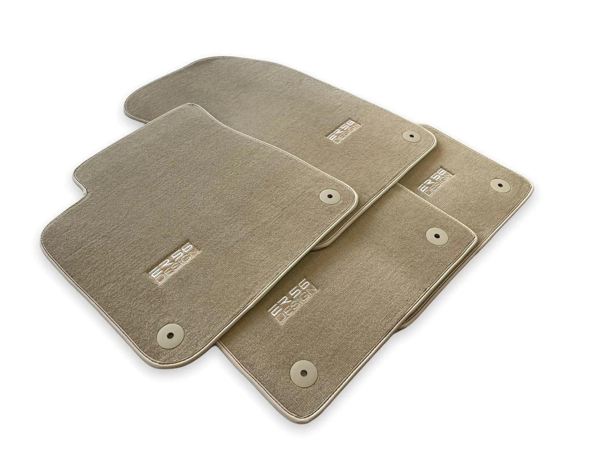 Beige Floor Mats for Audi Q5 8R (2008-2017) | ER56 Design - AutoWin