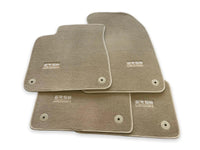 Beige Floor Mats for Audi Q5 FYT Sportback Hybrid (2021-2024) | ER56 Design - AutoWin
